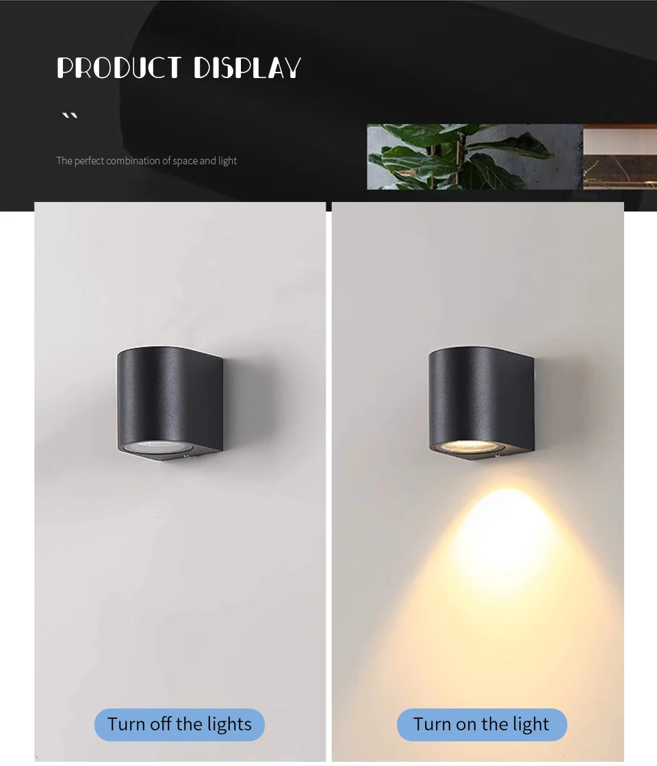 IP66 Waterproof LED Outdoor Wall Sconce