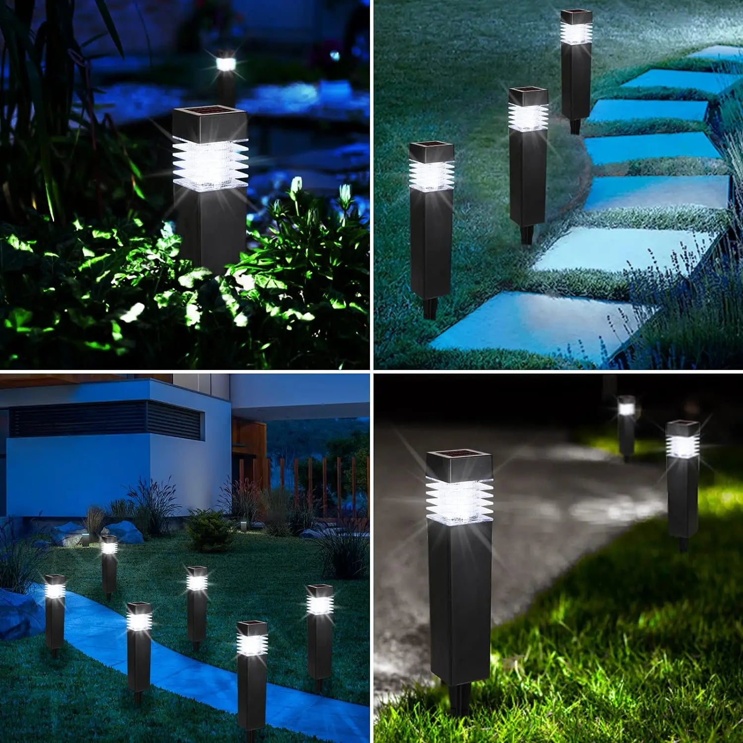 Solar LED Pathway & Landscape Lights – IP65 Waterproof