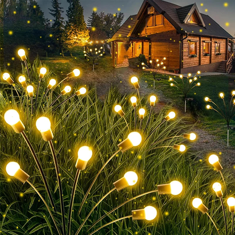 Solar LED Firefly Garden Lights