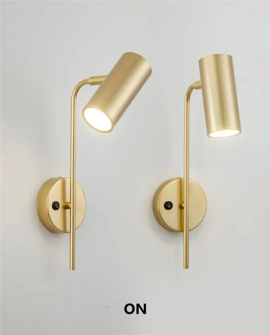 Minimalist LED Rotatable Wall Light with Switch