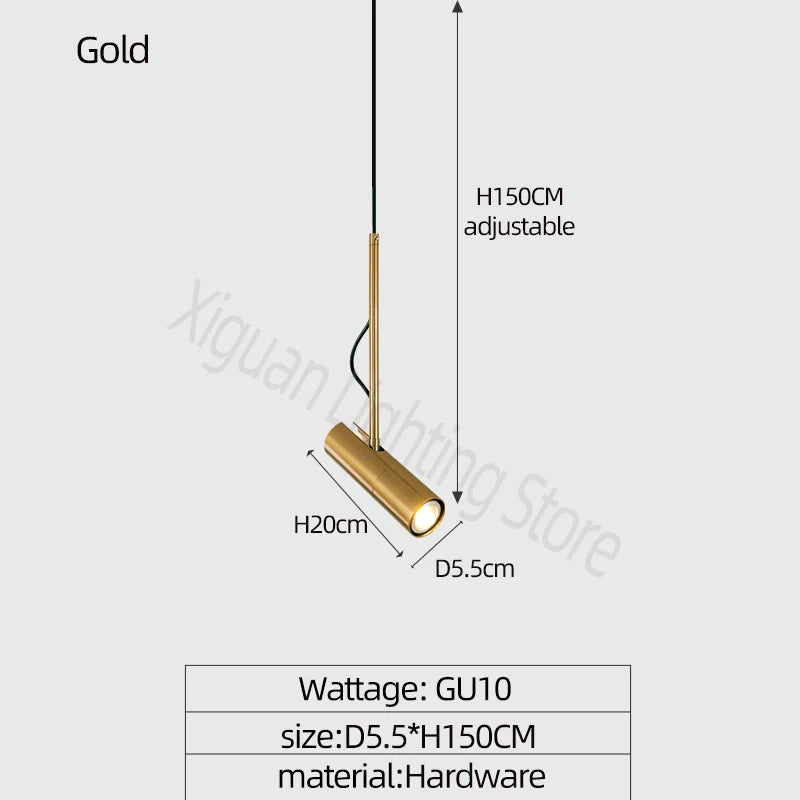 Minimalist GU10 LED Spotlight Chandelier