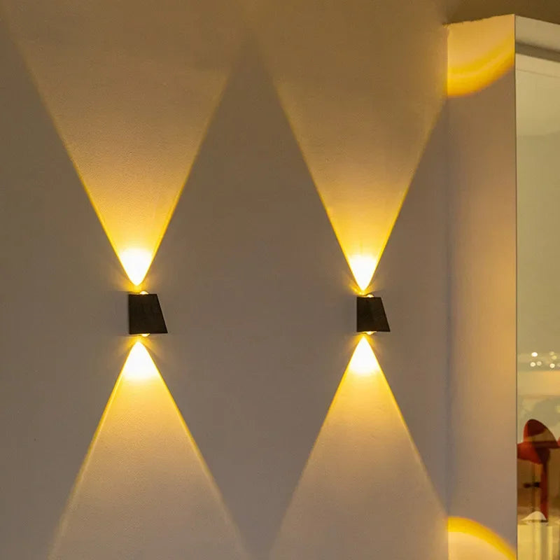 Solar LED Up & Down Outdoor Wall Light