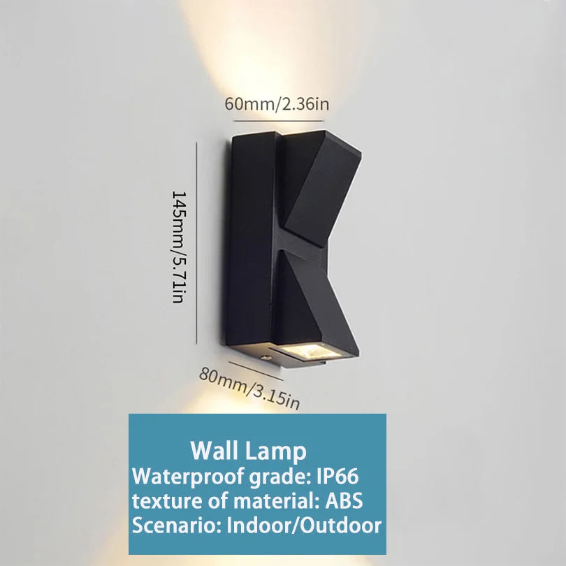 IP66 Waterproof LED Outdoor Wall Sconce