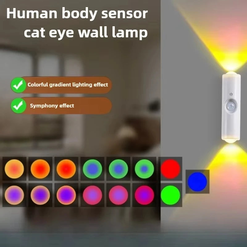 Smart RGB Gradient Motion Sensor Wall Light