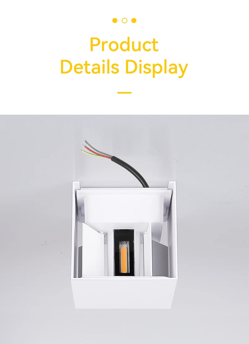 Waterproof Outdoor LED Wall Light – Aluminum