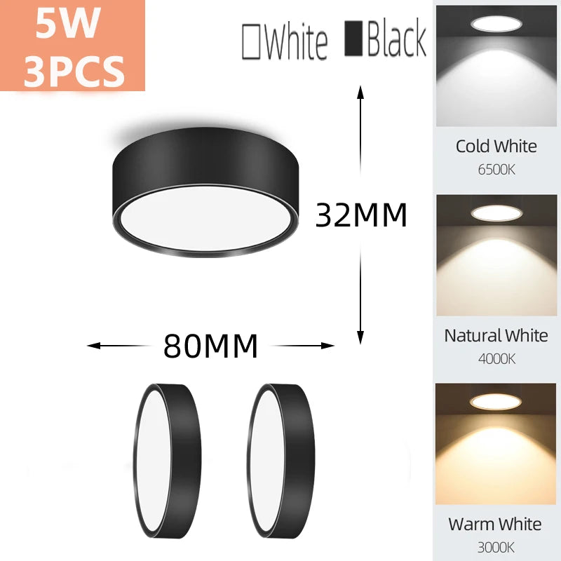 Surface Mounted LED Downlight Spotlight