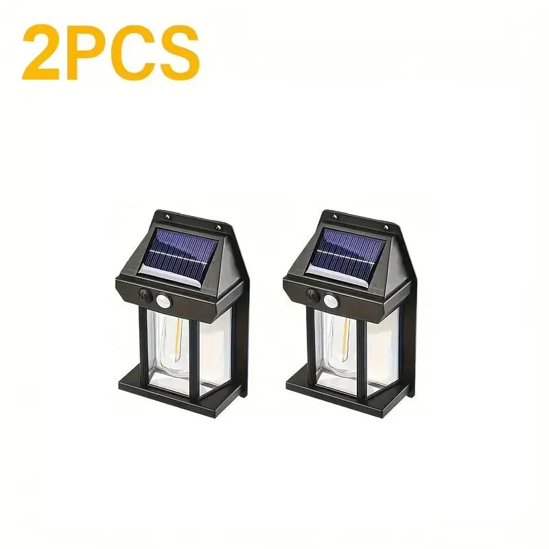 Solar Motion Sensor Outdoor Porch Light