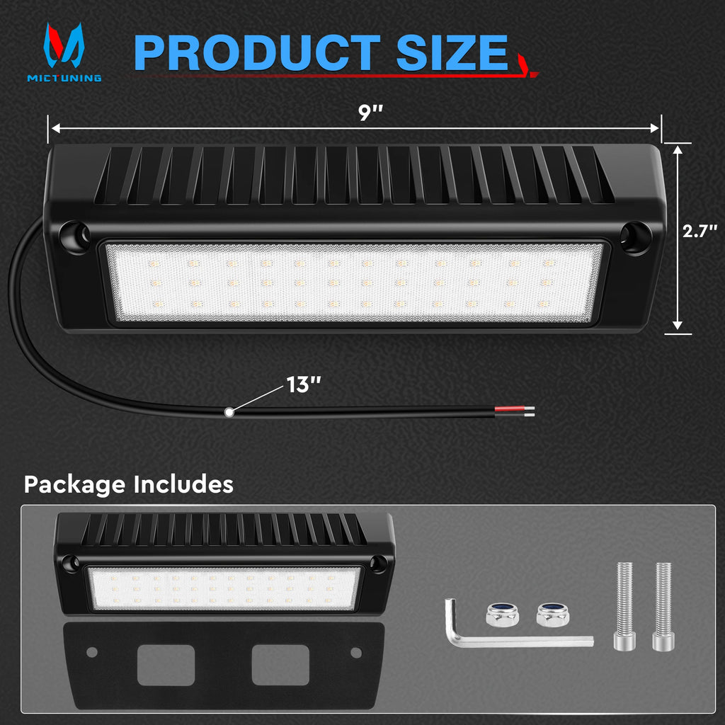 Dual-Color LED RV Porch & Awning Light