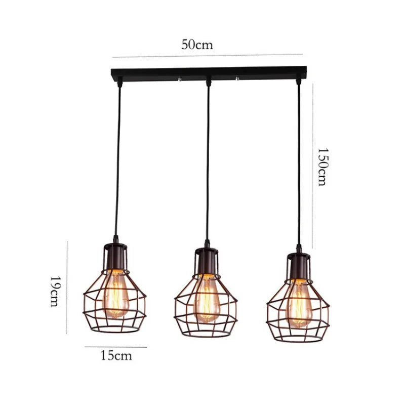 Industrial Adjustable LED Pendant Light