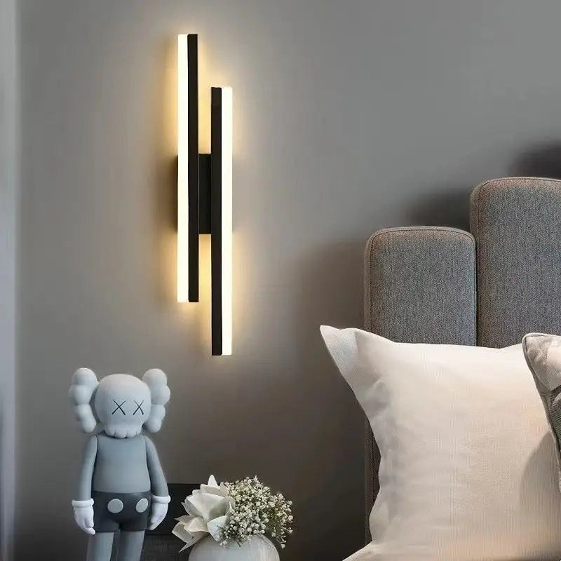 Copper Accent Acrylic LED Wall Sconce