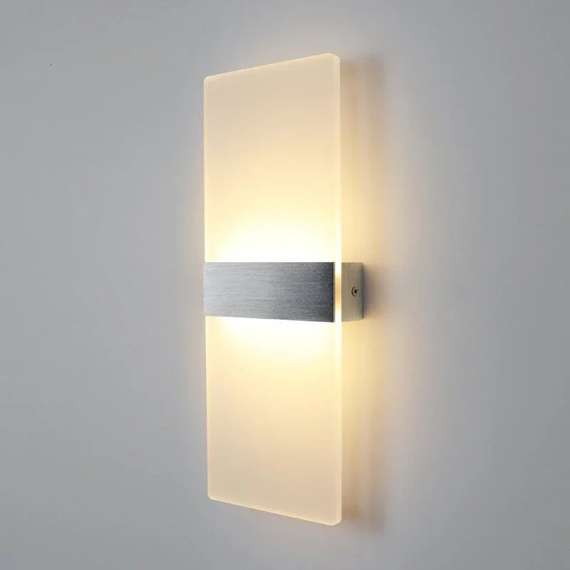Minimalist Acrylic LED Long Wall Light