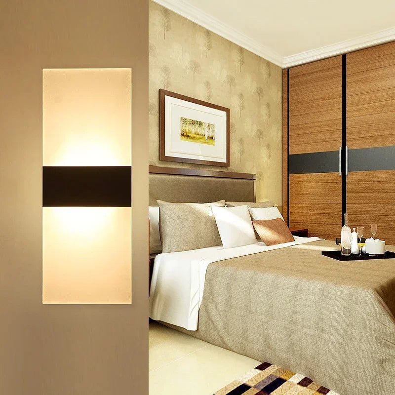 Minimalist Acrylic LED Long Wall Light