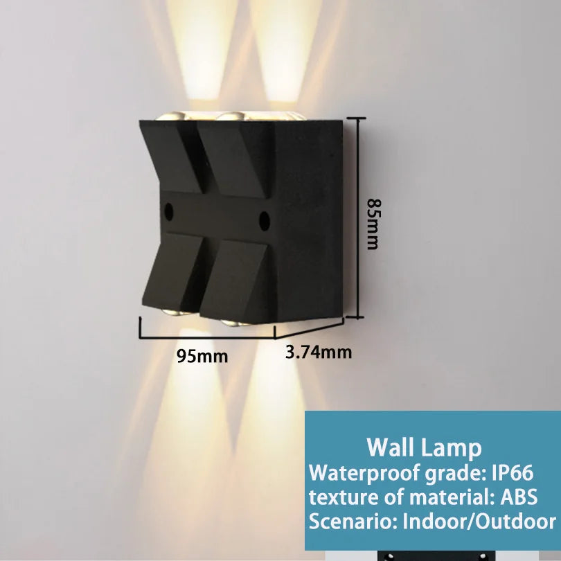 IP66 Waterproof LED Outdoor Wall Sconce