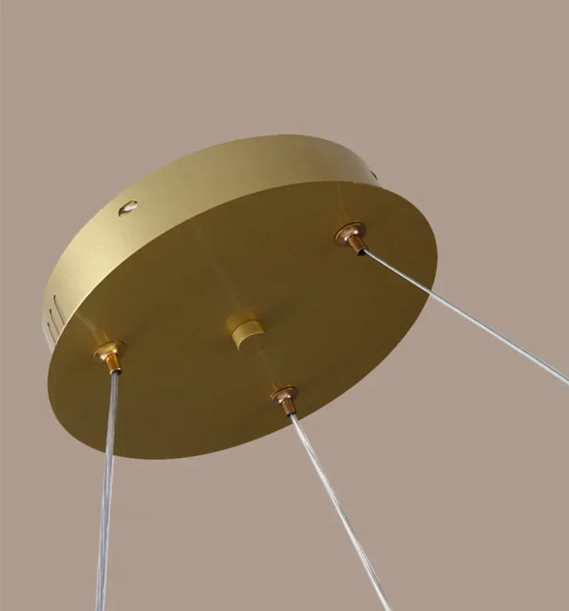 Luxury Crown LED Pendant Chandelier