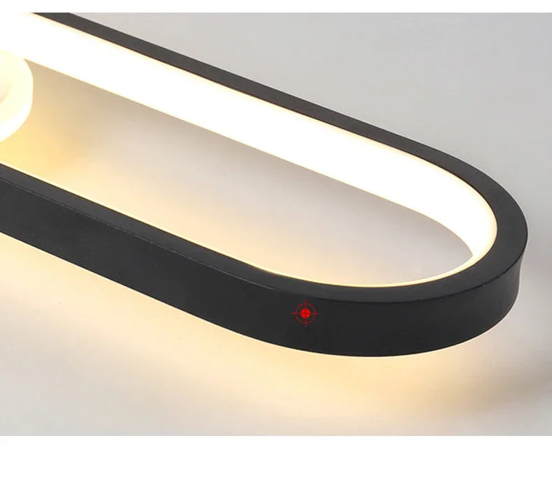 Minimalist LED Track Ceiling Light with Spotlights