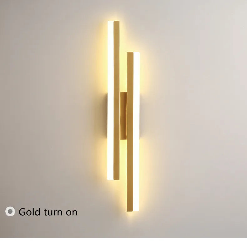 Copper Accent Acrylic LED Wall Sconce