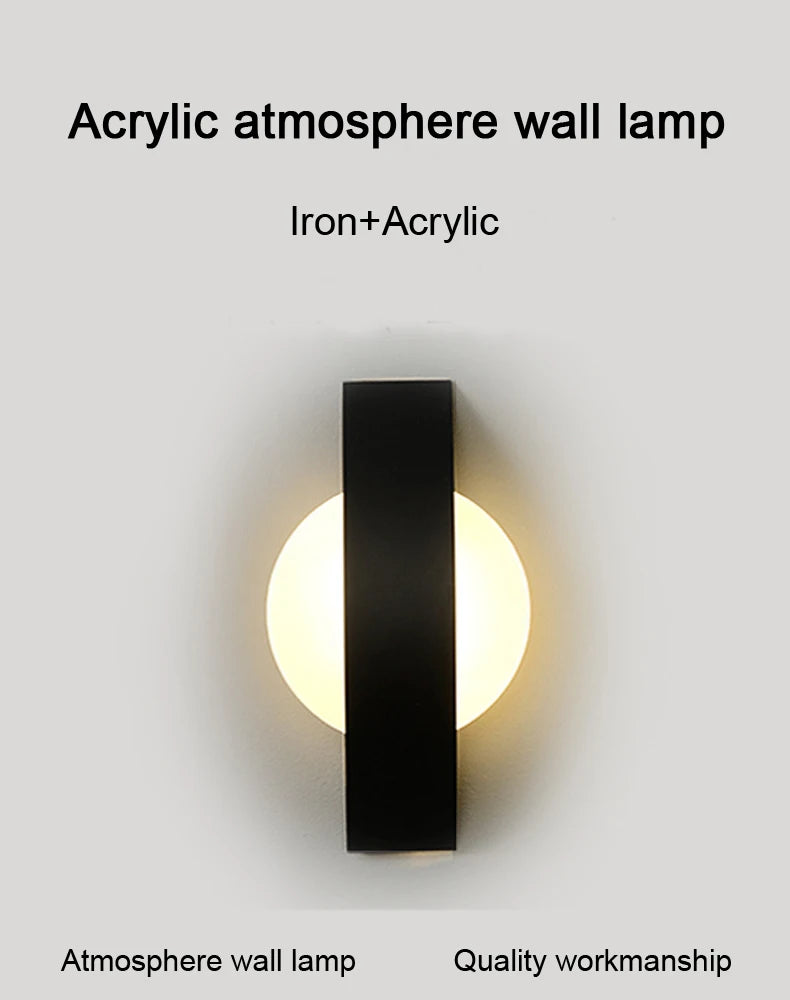 Nordic Acrylic LED Wall Lamp