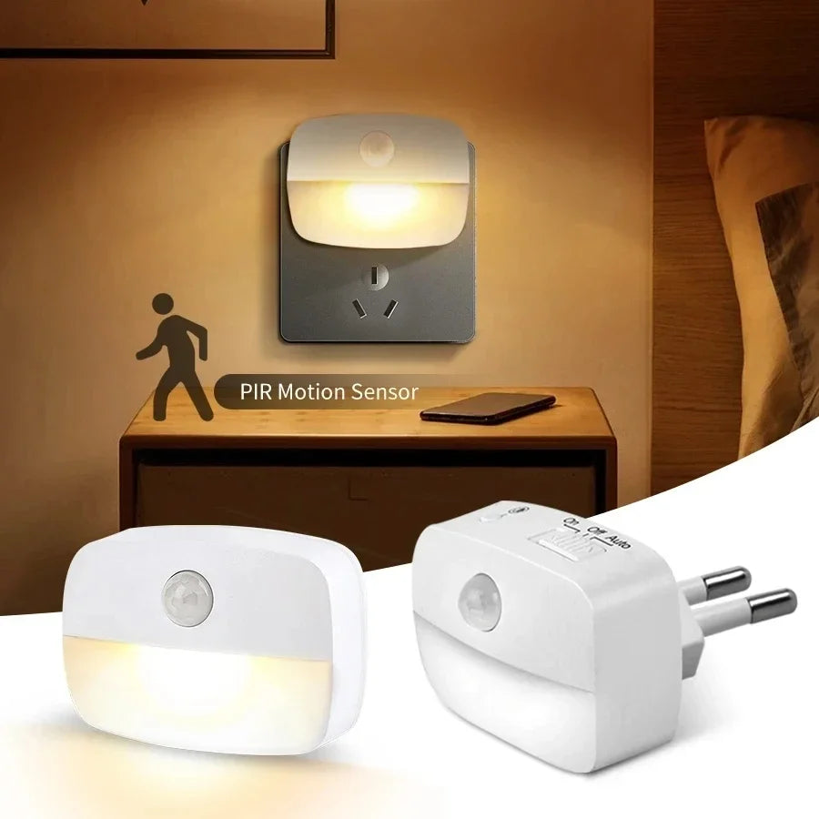 Motion Sensor LED Plug-In Night Light