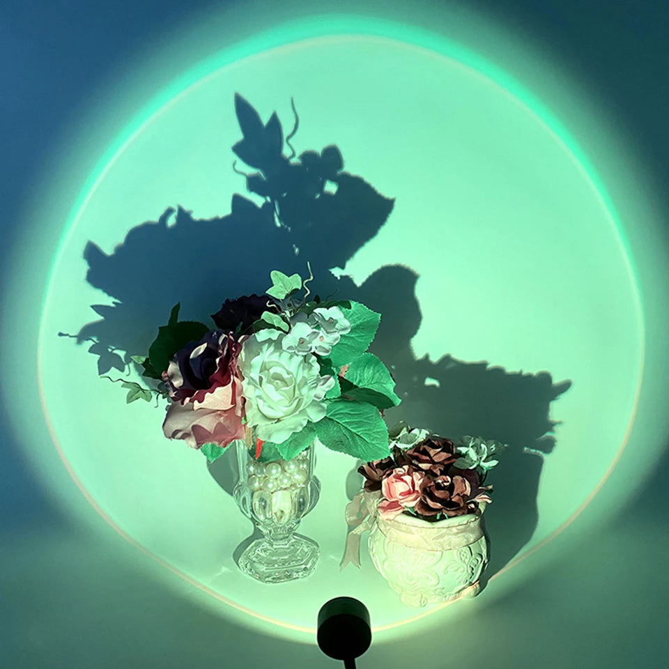 LED Sunset Projection Night Light