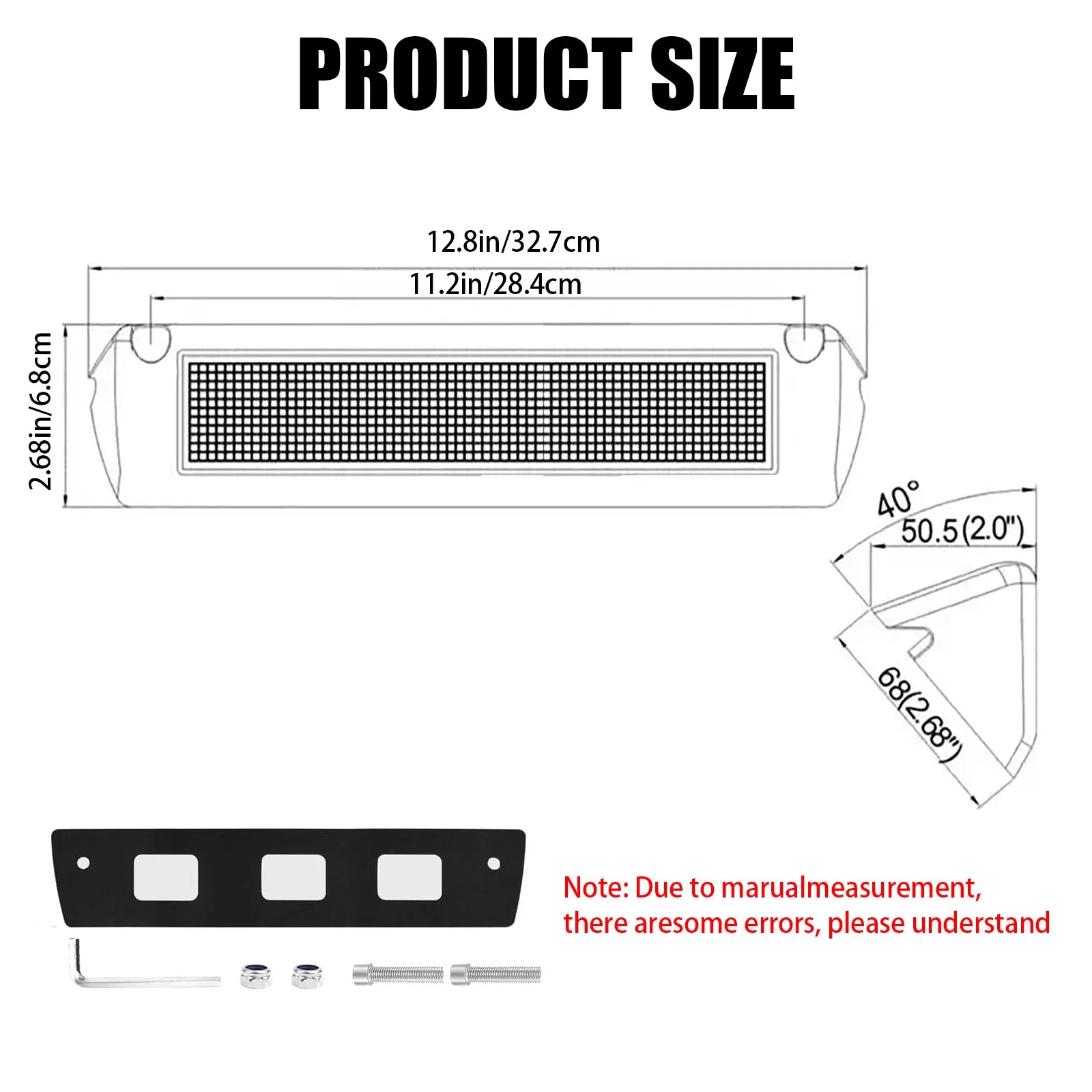 Amber & White LED RV Porch Light
