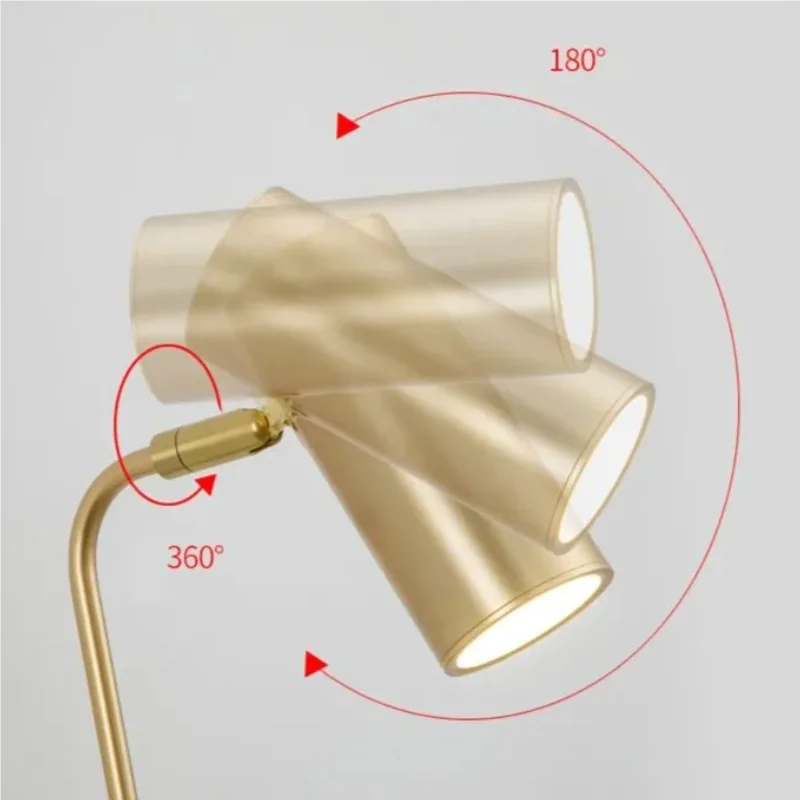 Minimalist LED Rotatable Wall Light with Switch