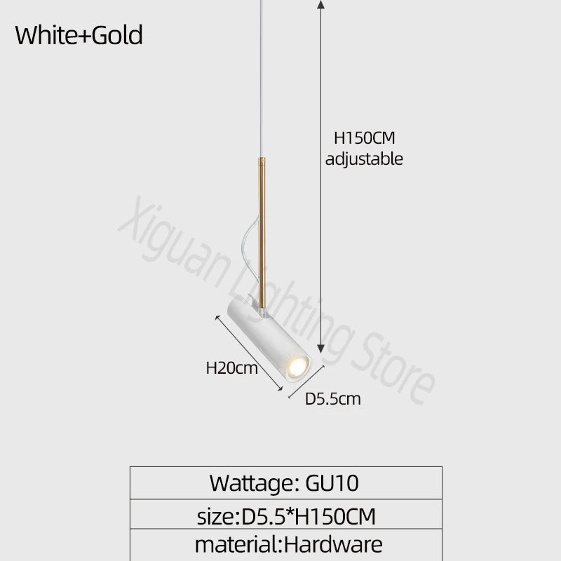 Minimalist GU10 LED Spotlight Chandelier