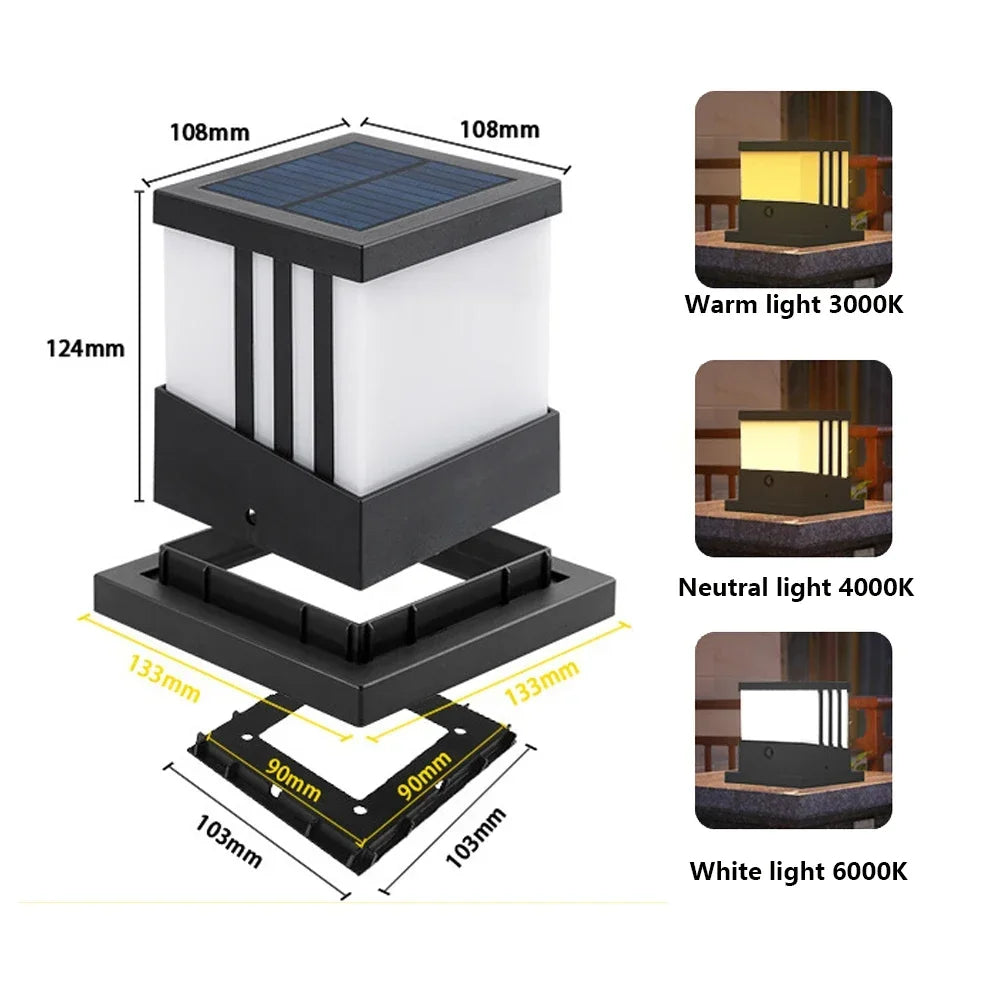 Solar LED Outdoor Post & Fence Light