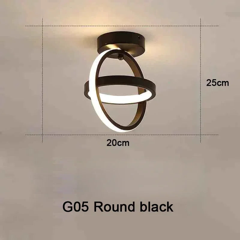 Modern LED Surface Mounted Ceiling Light – 3 Color Dimming