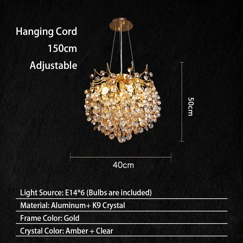 Luxury Crystal Pendant Chandelier