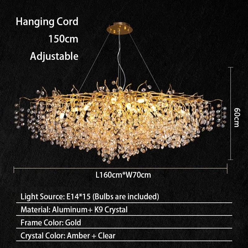 Luxury Crystal Pendant Chandelier