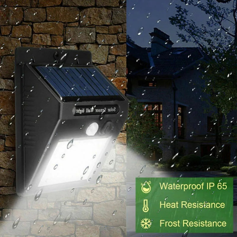 Solar LED Motion Sensor Outdoor Wall Light