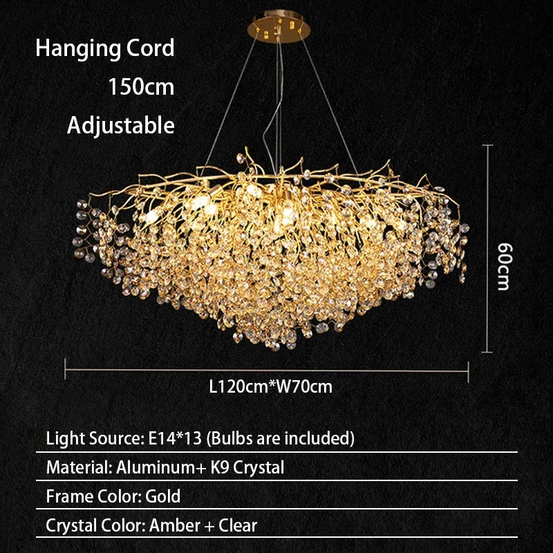 Luxury Crystal Pendant Chandelier
