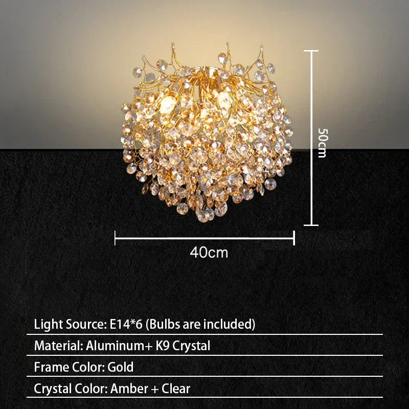 Luxury Crystal Pendant Chandelier