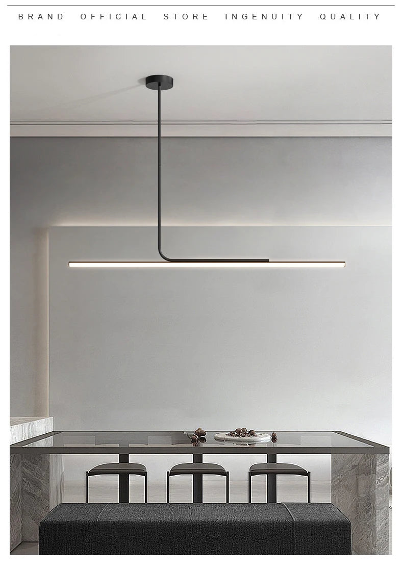 Minimalist Hanging LED Pendant Light