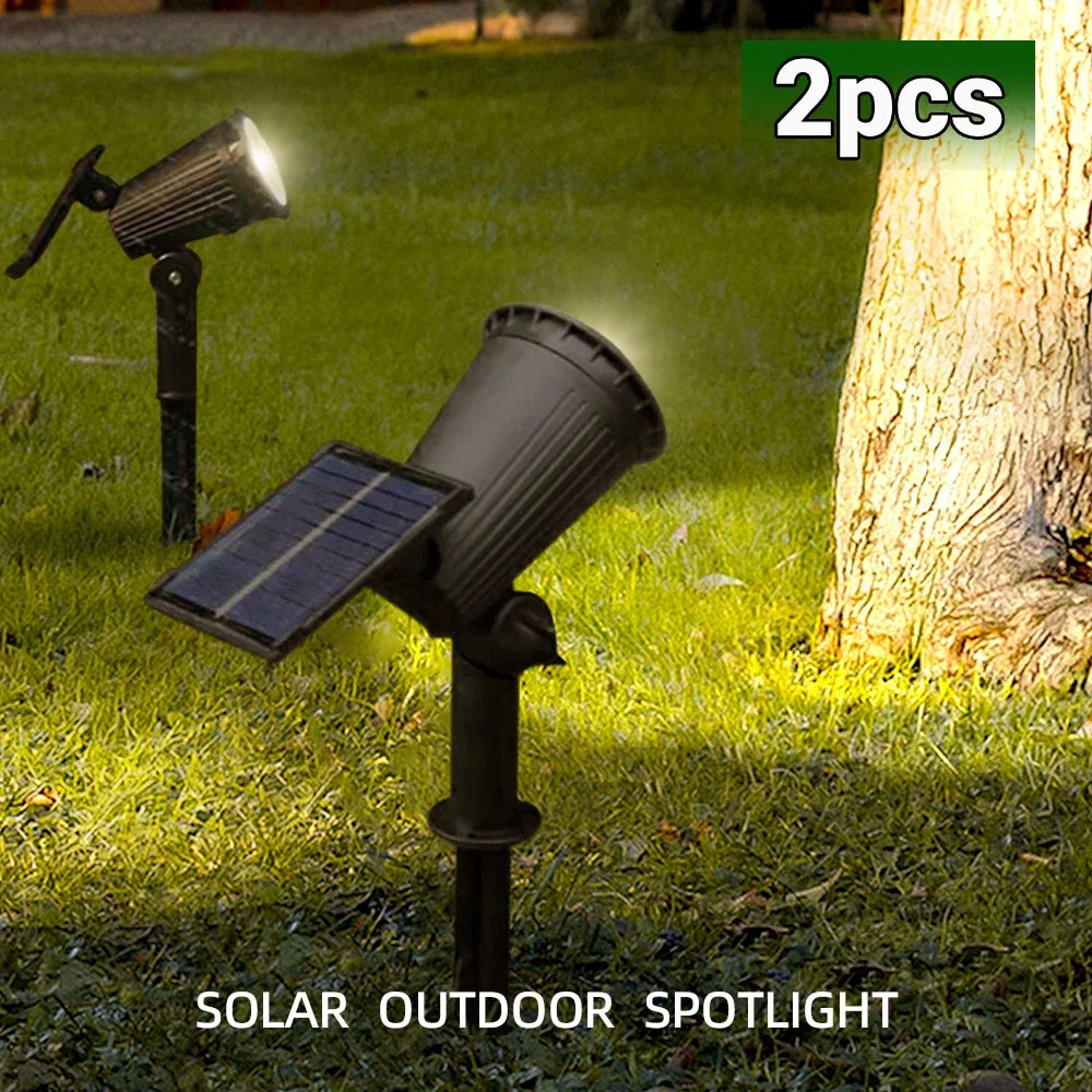RGB Solar LED Spot Lights – Adjustable Brightness