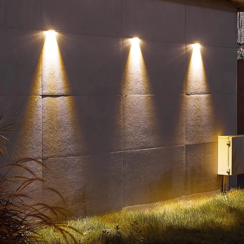 Solar LED Fence Wall Lights – 2 Pack