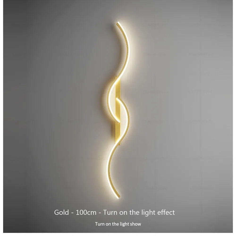 Minimalist LED Long Strip Wall Sconce