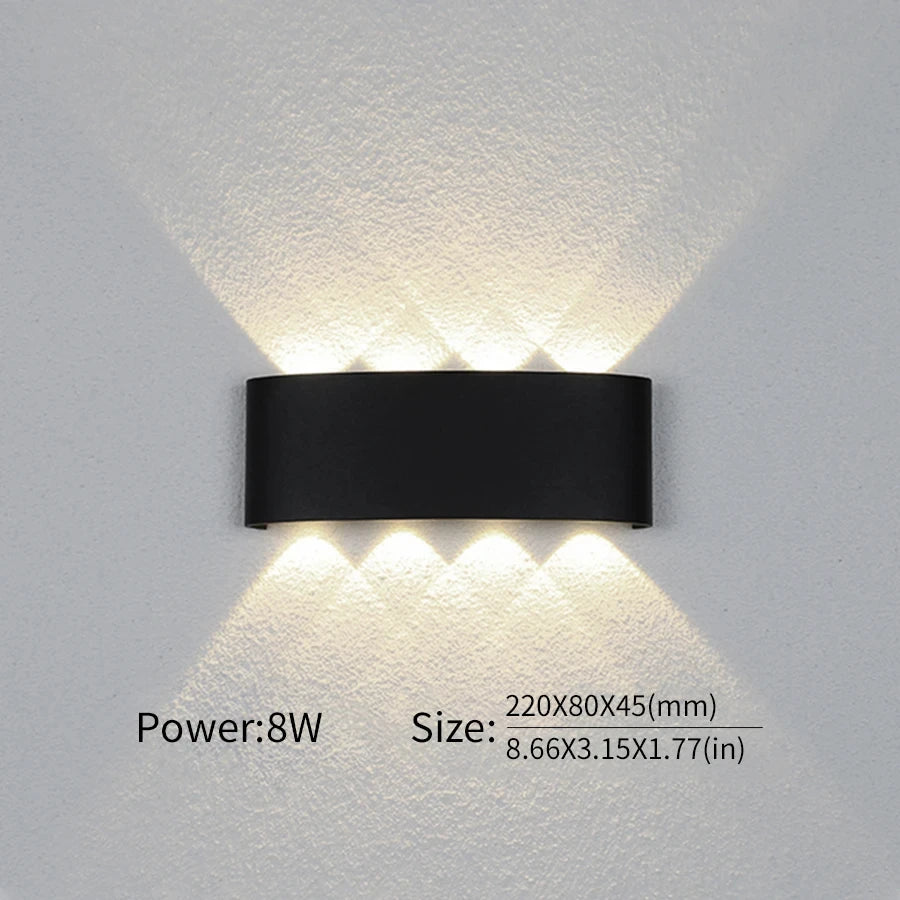 Minimalist IP66 LED Wall Light