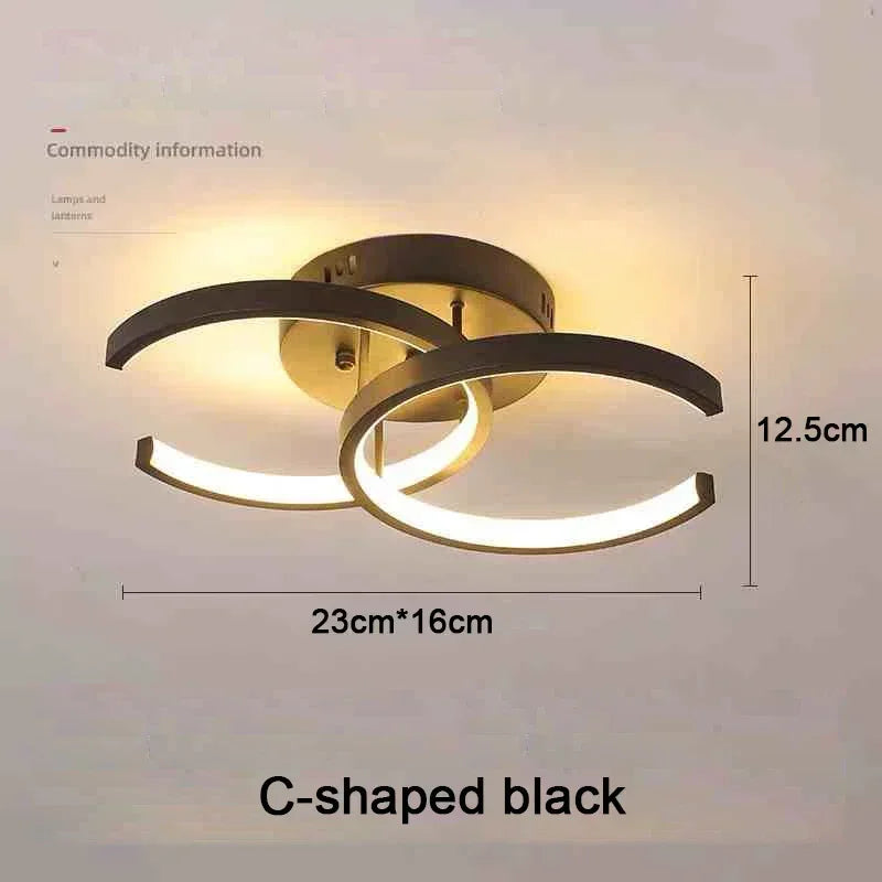 Modern LED Surface Mounted Ceiling Light – 3 Color Dimming