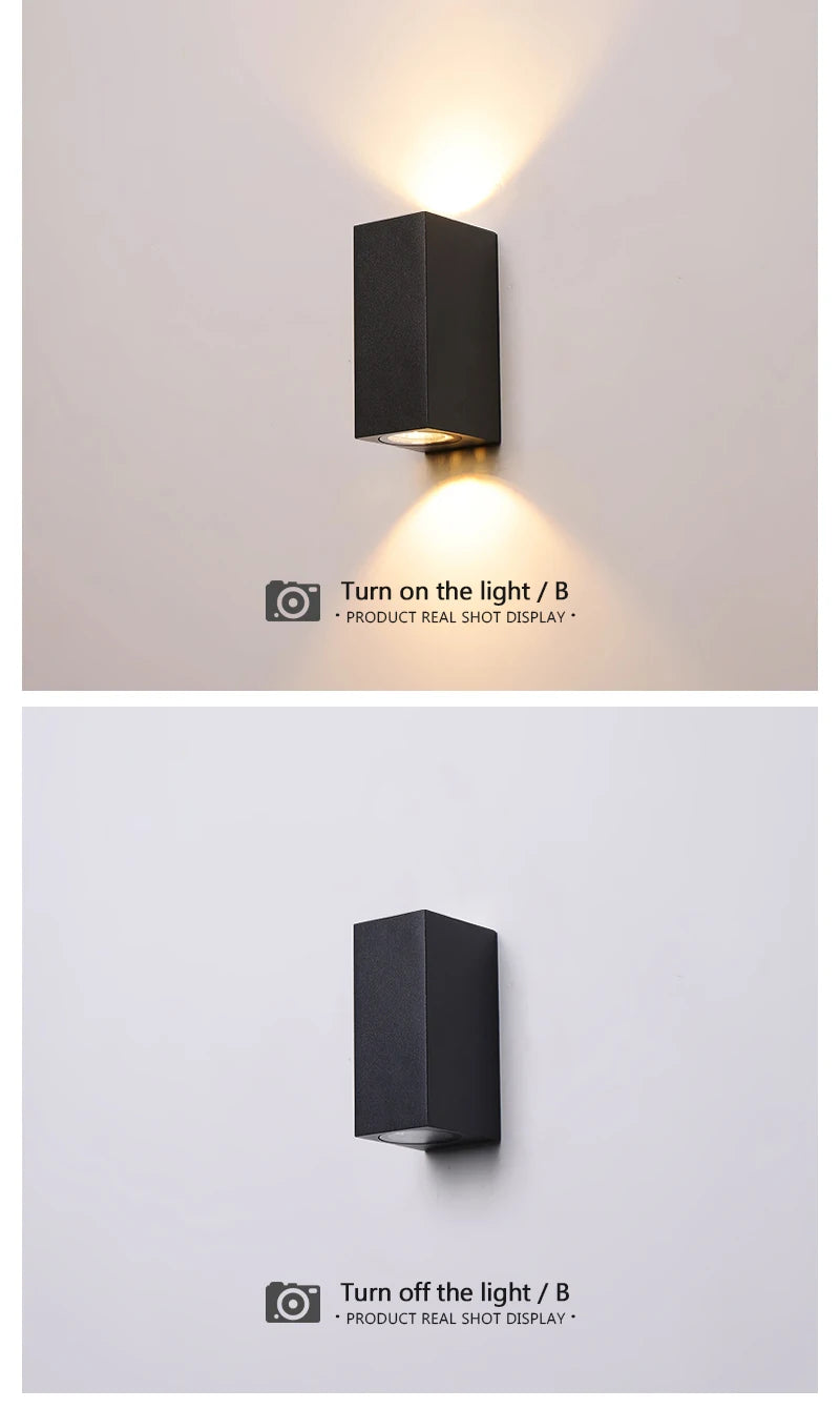 IP65 Waterproof Up & Down LED Wall Light