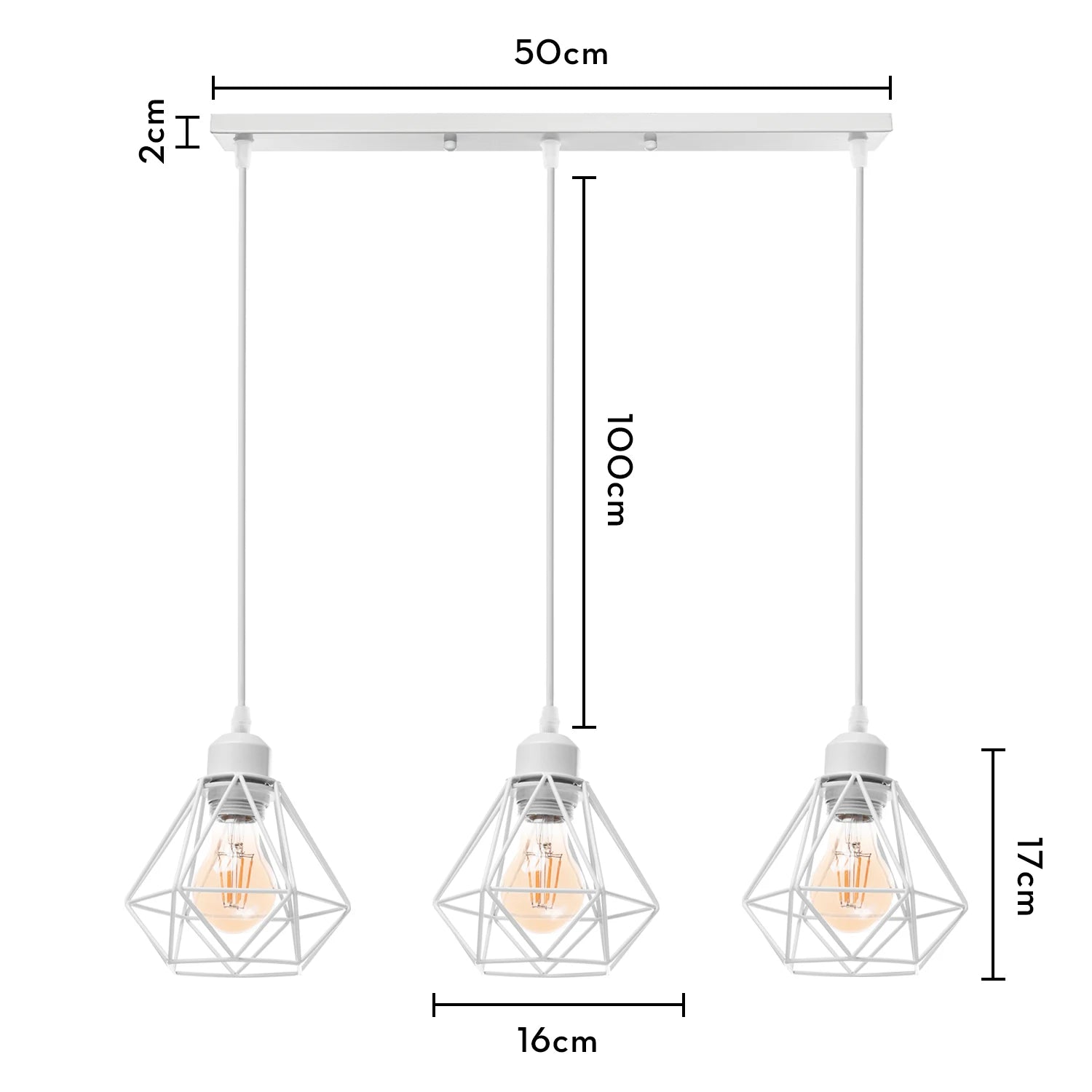 Industrial Adjustable LED Pendant Light