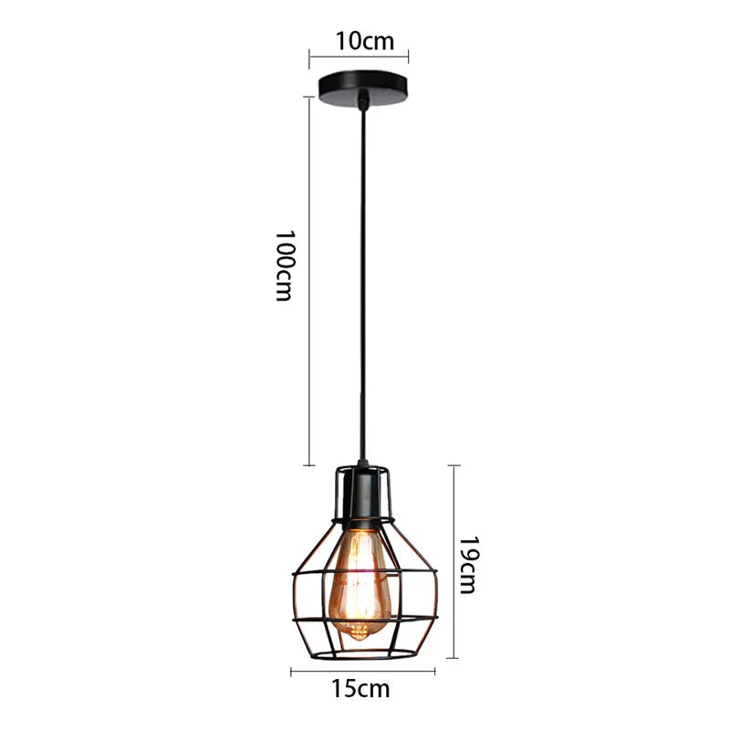 Industrial Adjustable LED Pendant Light