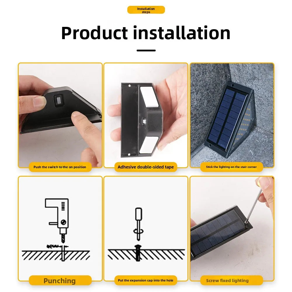 Solar LED Outdoor Stair & Step Light