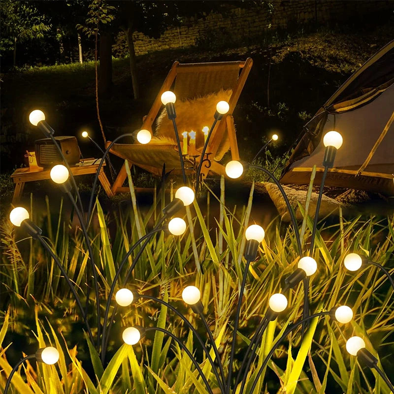 Solar LED Firefly Garden Lights