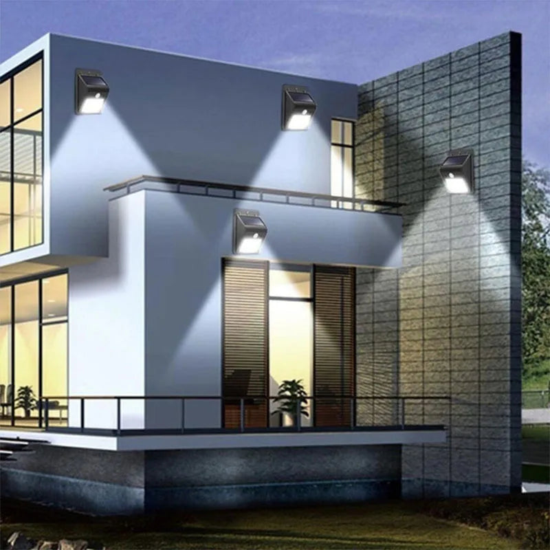 Solar LED Motion Sensor Outdoor Wall Light