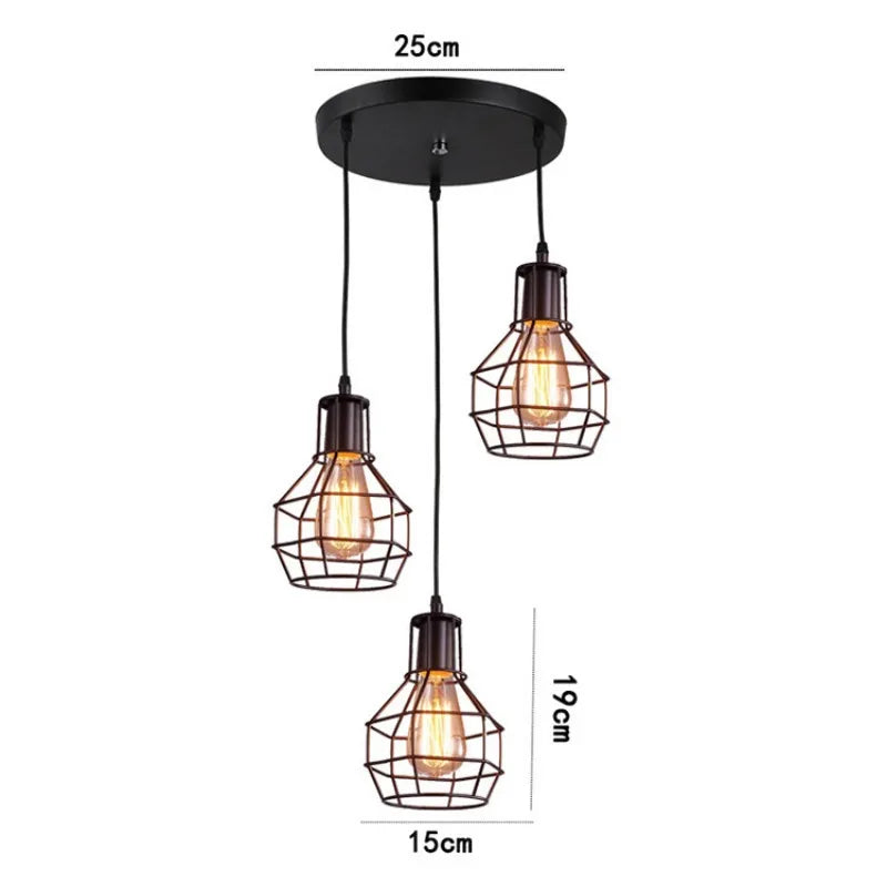 Industrial Adjustable LED Pendant Light