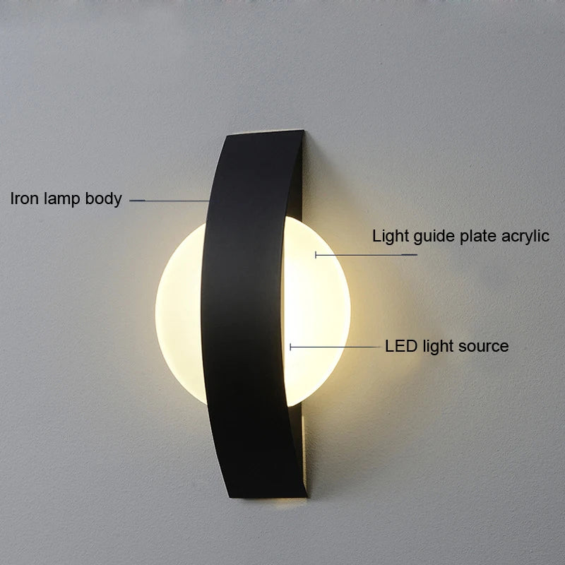 Nordic Acrylic LED Wall Lamp