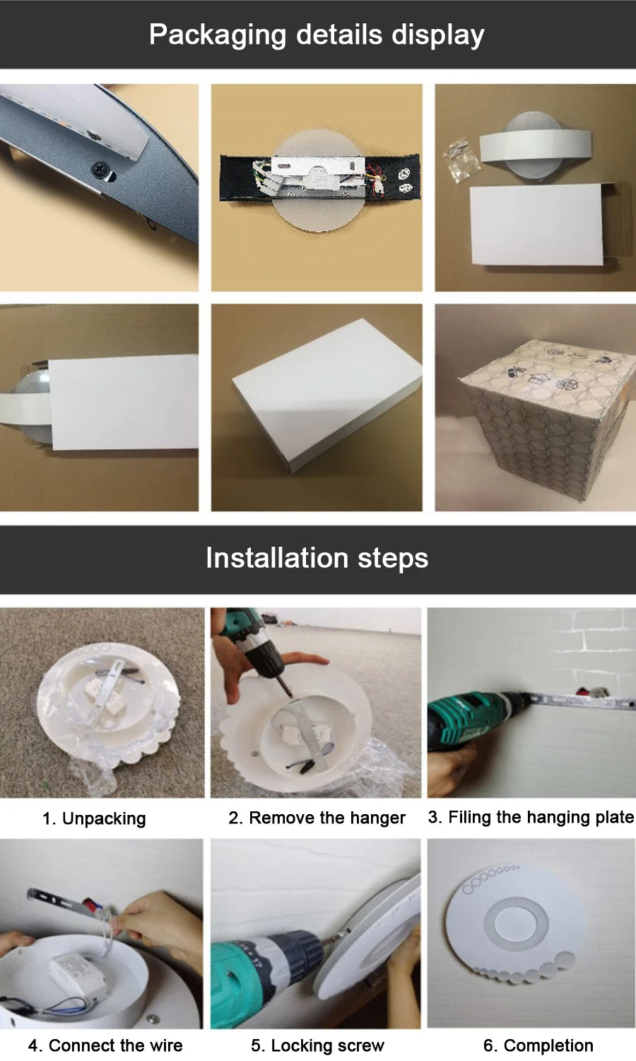 Nordic Acrylic LED Wall Lamp