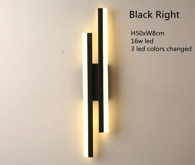 Copper Accent Acrylic LED Wall Sconce