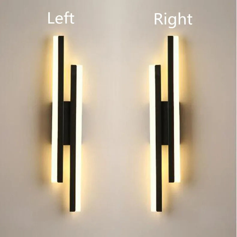 Copper Accent Acrylic LED Wall Sconce